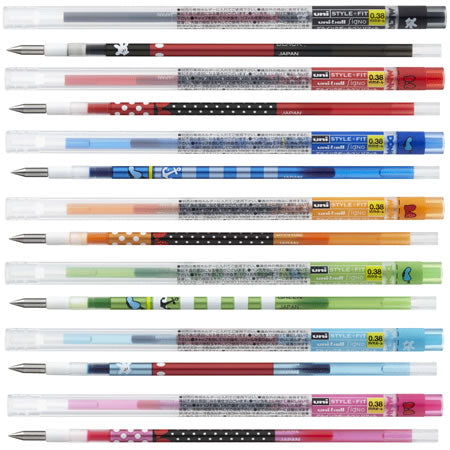 Uni Style Fit Refill Ink - Disney 0.38mm (7colors)