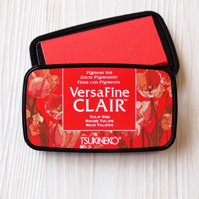 Versafine Clair Stamp Ink - Tulip Red